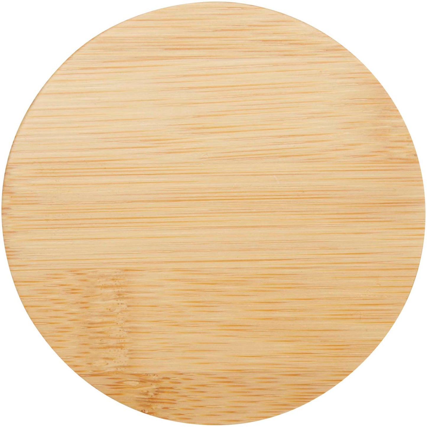 Leona 350 ml glass cup with bamboo lid