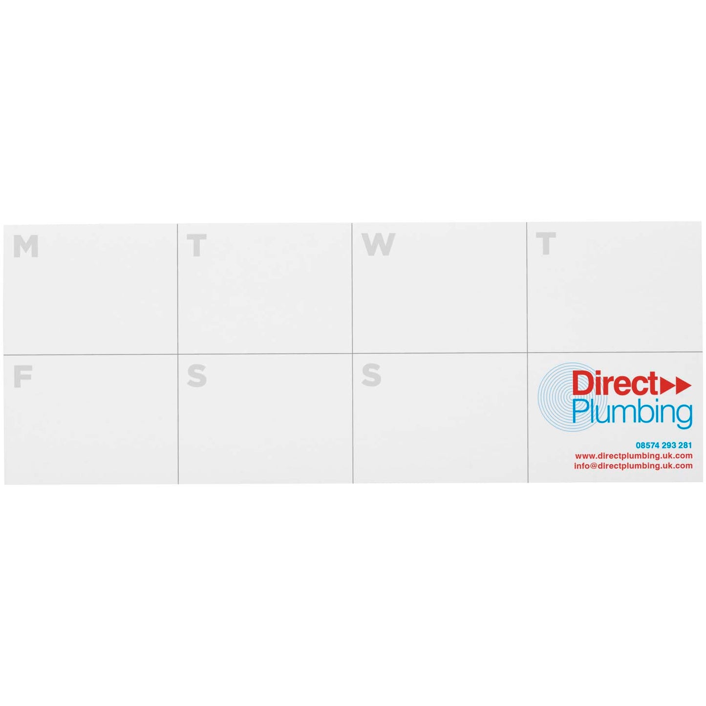 Sticky-Mate® recycled sticky notes with printed planner