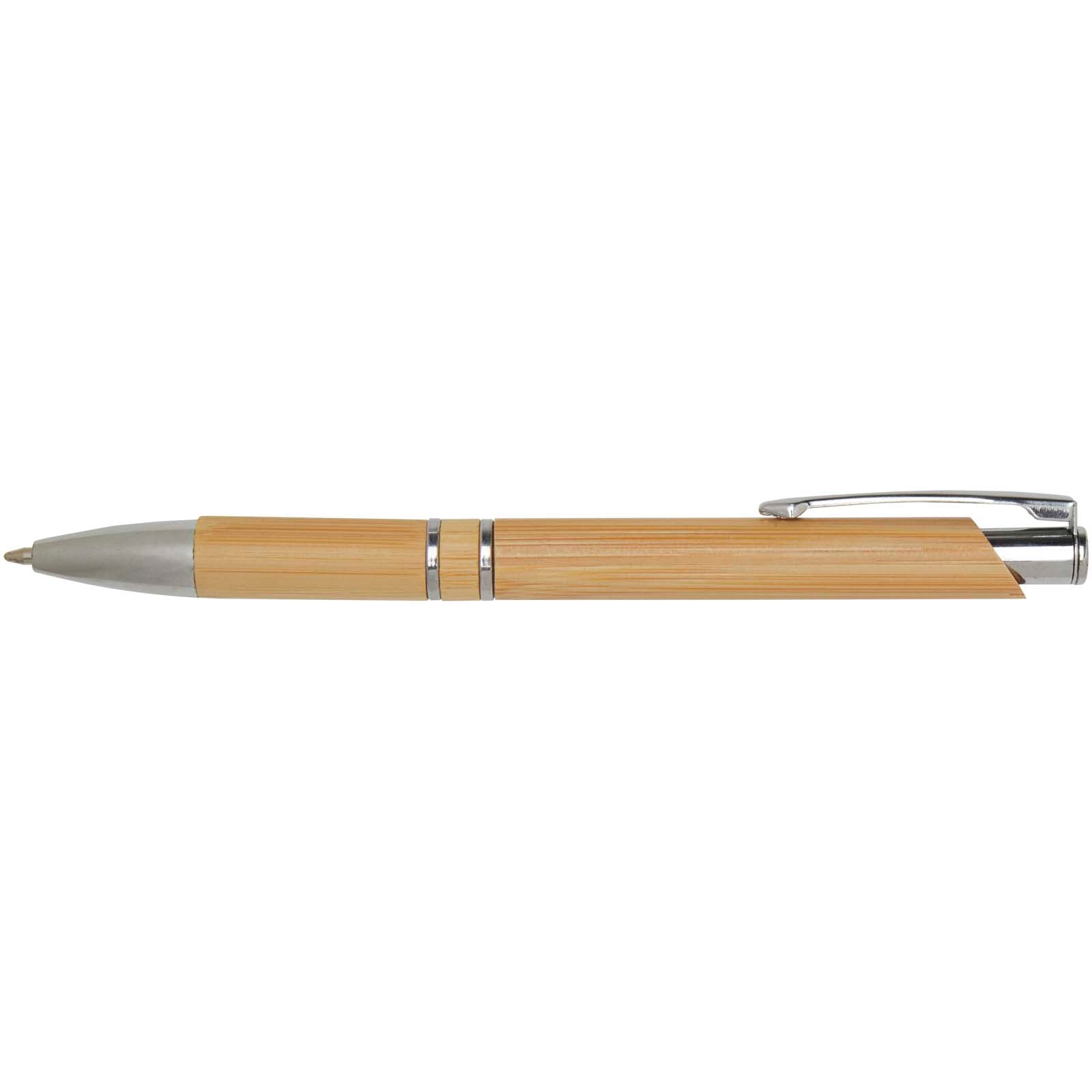 Wicker bamboo ballpoint pen (black ink)