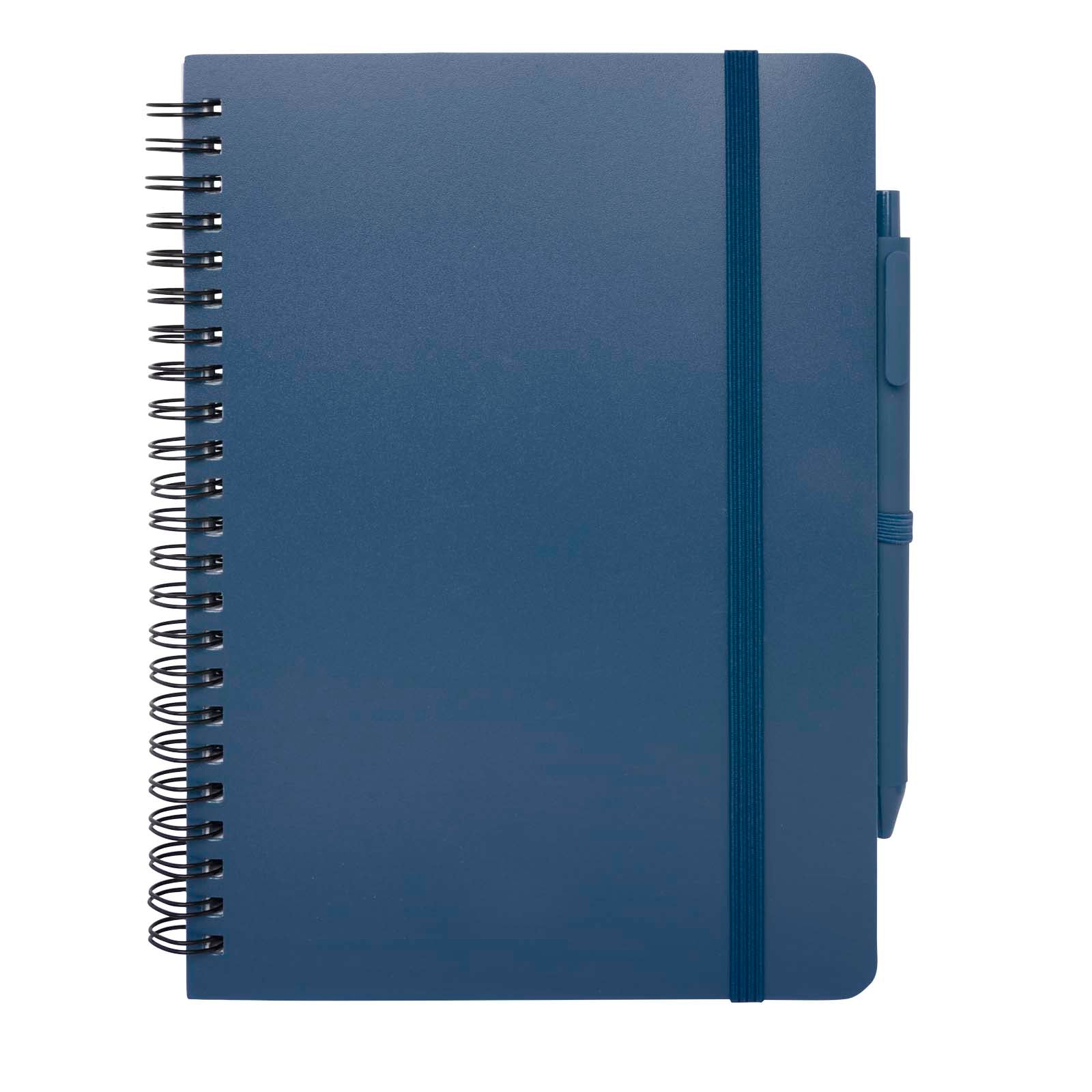 Thalaasa A5 ocean-bound hard cover notebook with ballpoint pen (black ink)