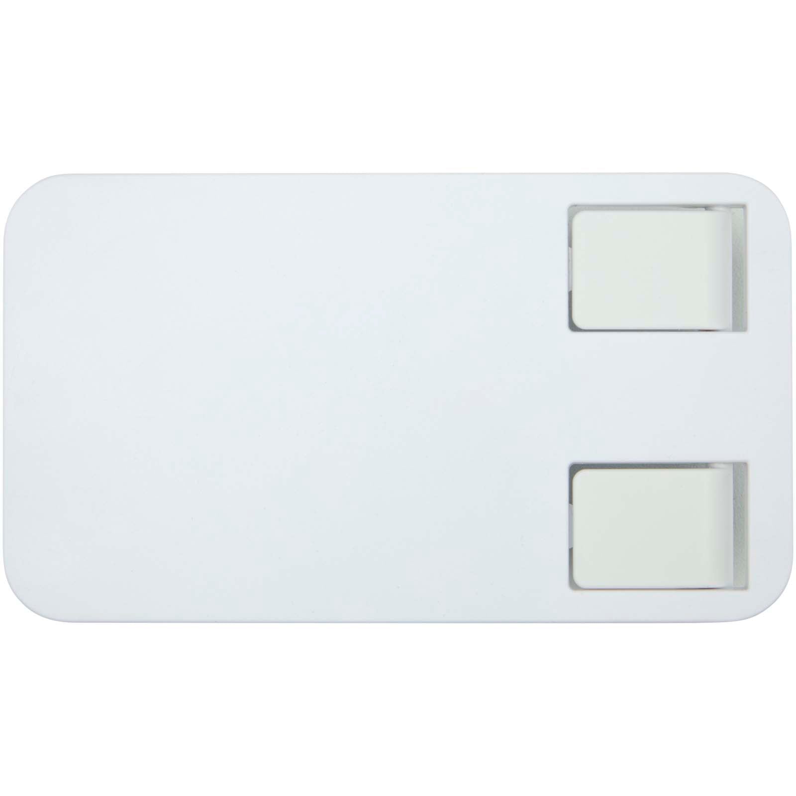 Alhena recycled plastic foldeable phone holder with metal desk stand