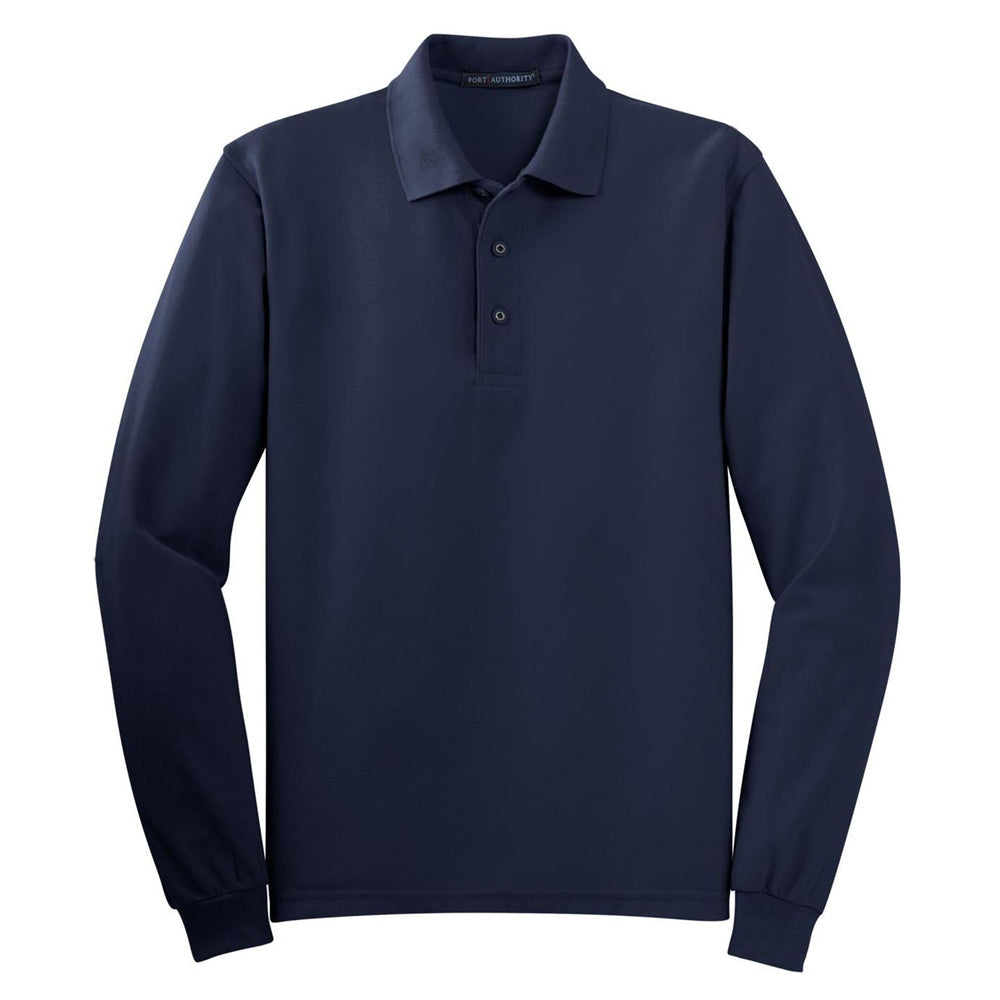 Port Authority® Silk Touch™ Long Sleeve Polo