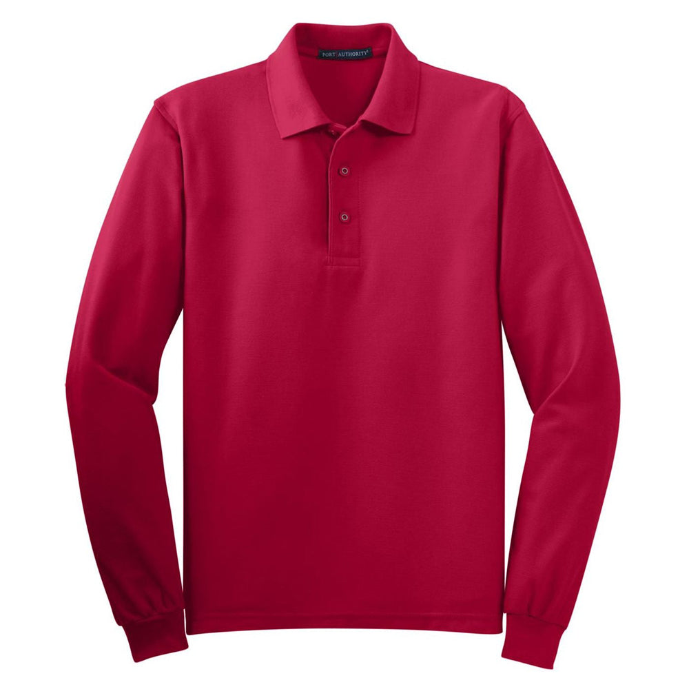 Port Authority® Silk Touch™ Long Sleeve Polo
